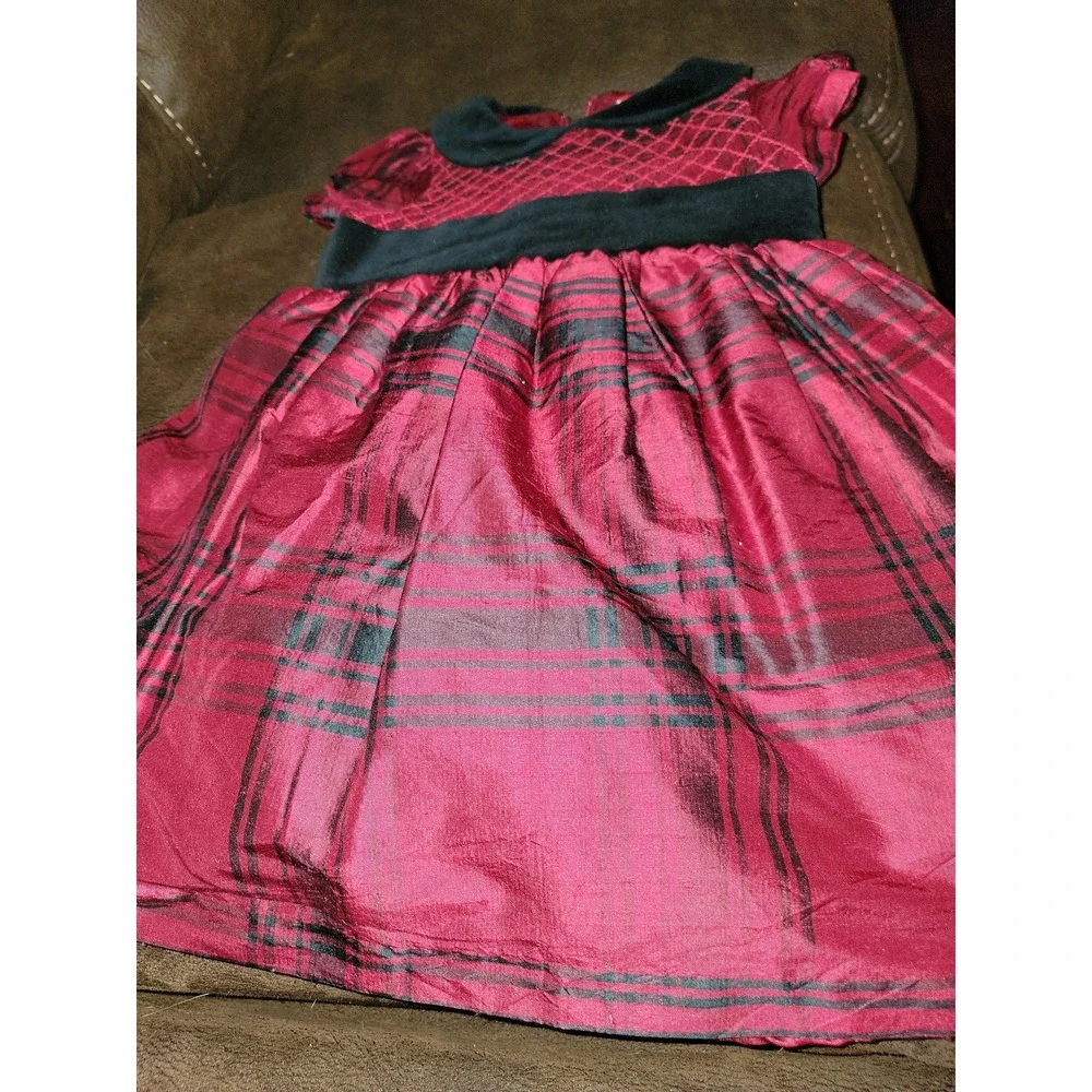 Gymboree Christmas‎ classic holiday plaid dress size 2t